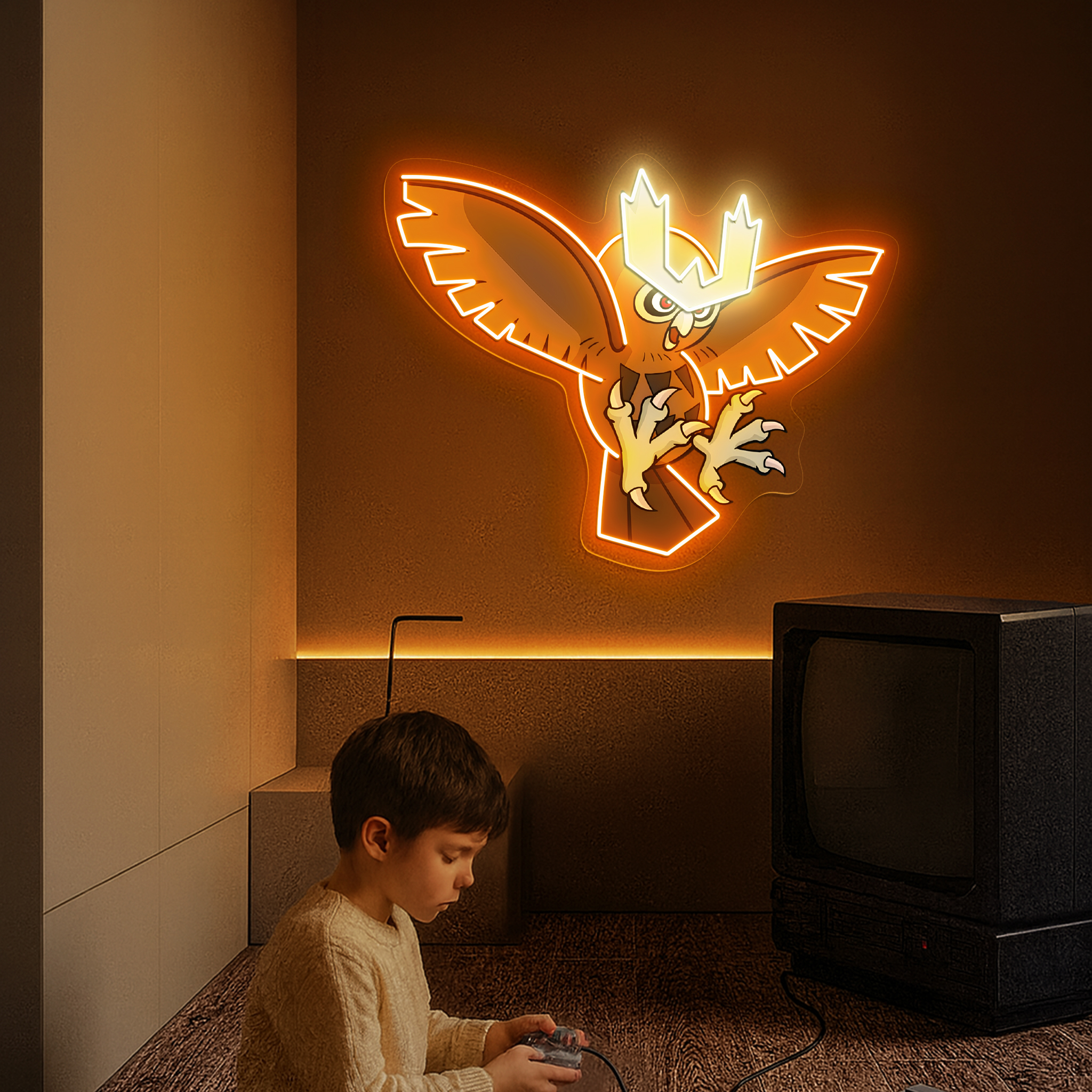 Pokemon Noctowl UV Sign