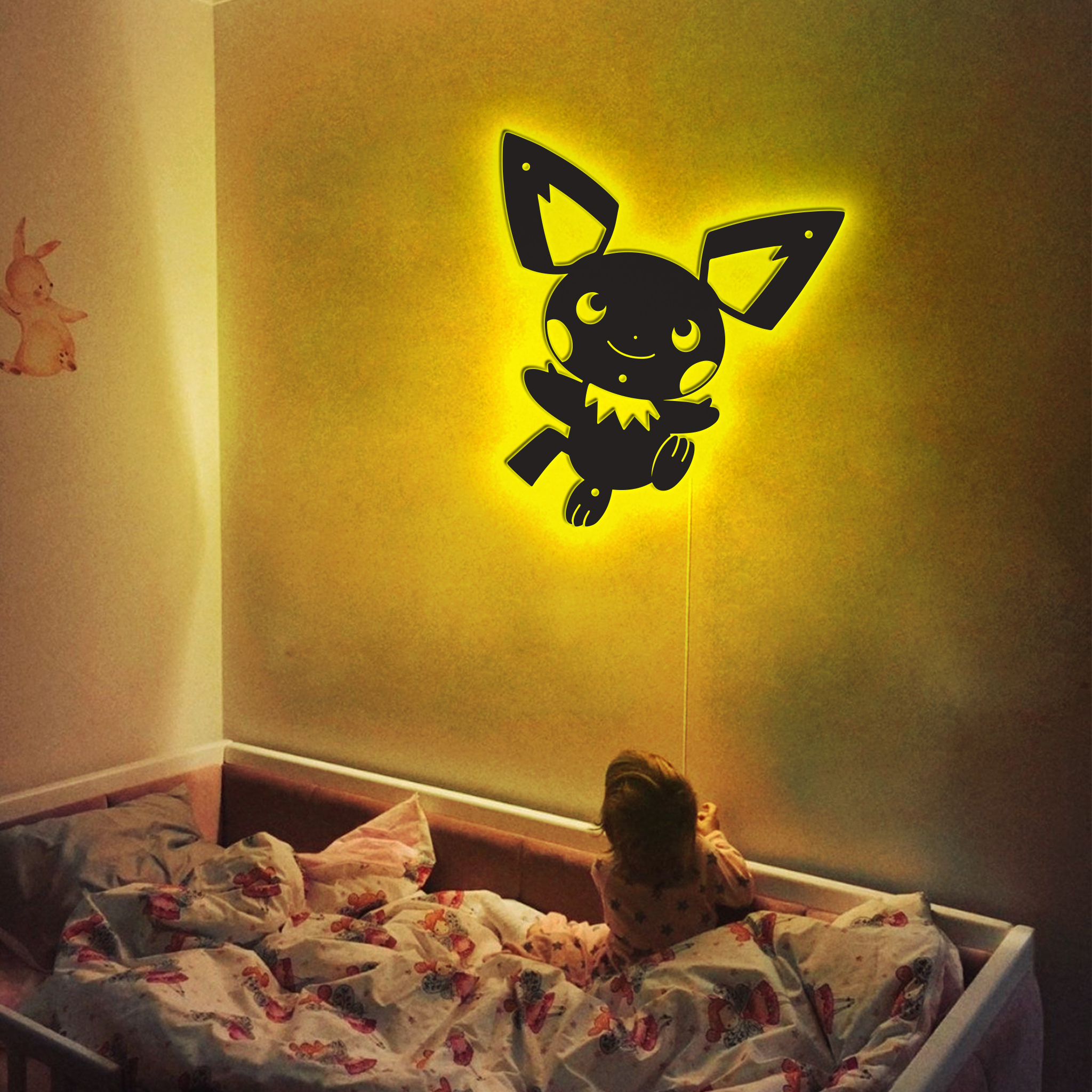 Pokemon Pichu Metal Sign