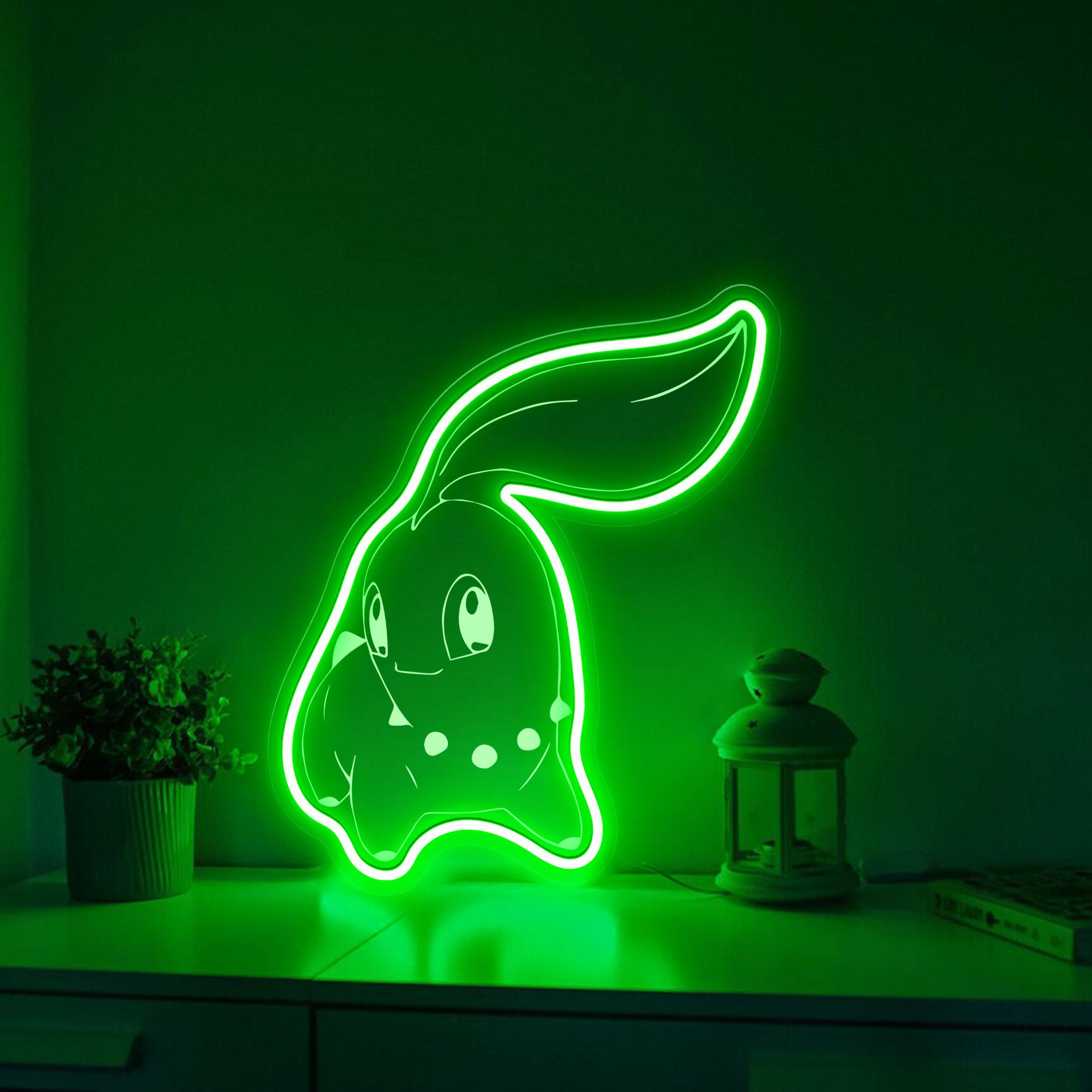 Chikorita Pokemon Laser Signs