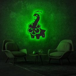 Meganium Pokemon Metal Signs