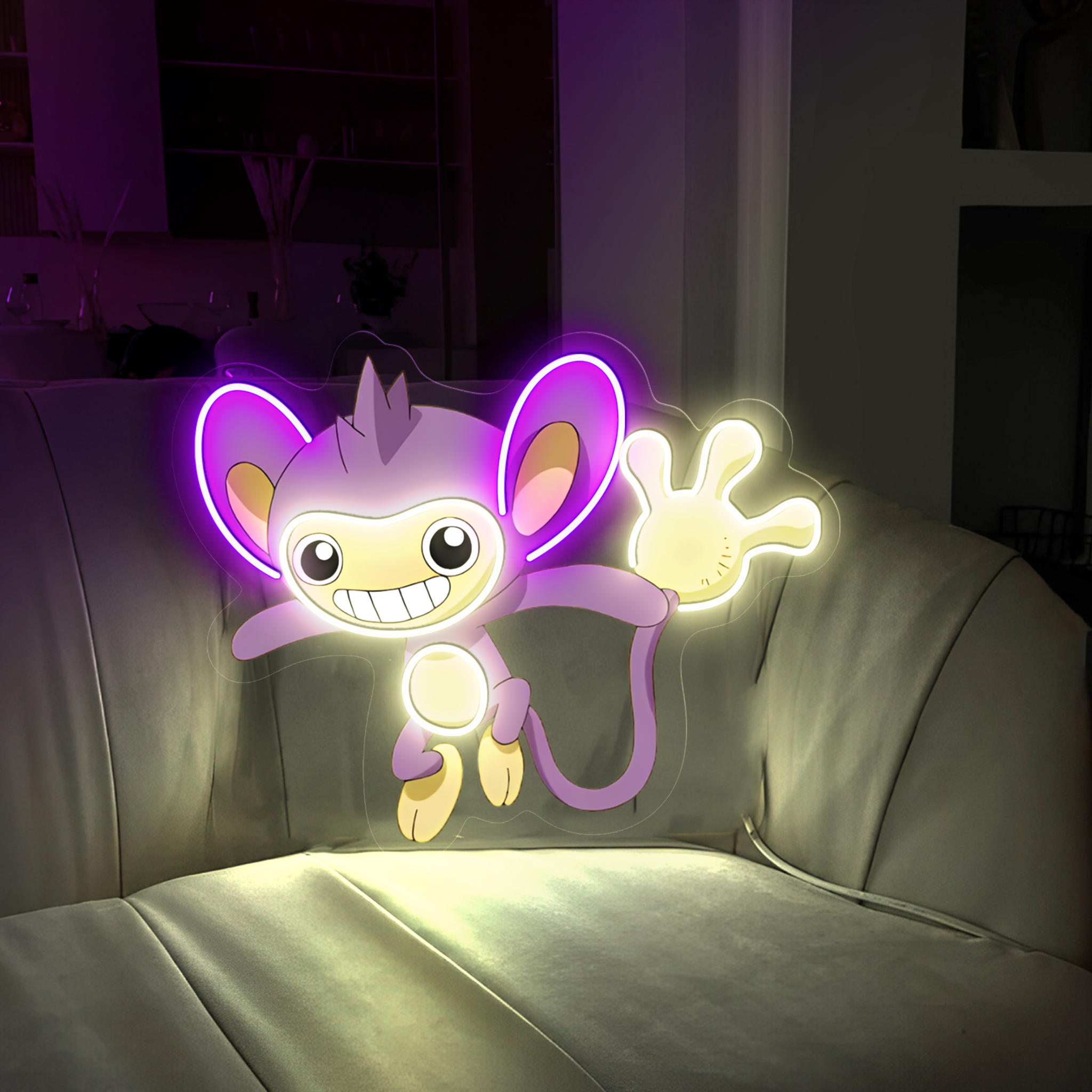 Aipom Pokemon UV Signs