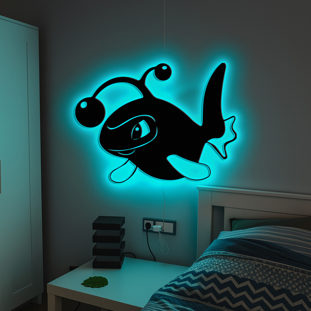 Pokemon Lanturn Metal Sign