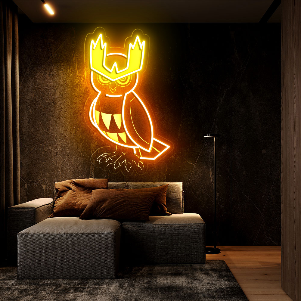 Pokemon Noctowl Laser Signs