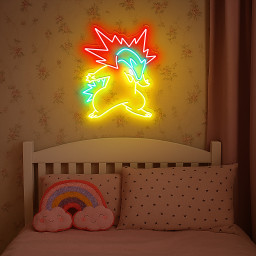 Pokemon Typhlosion Neon Signs