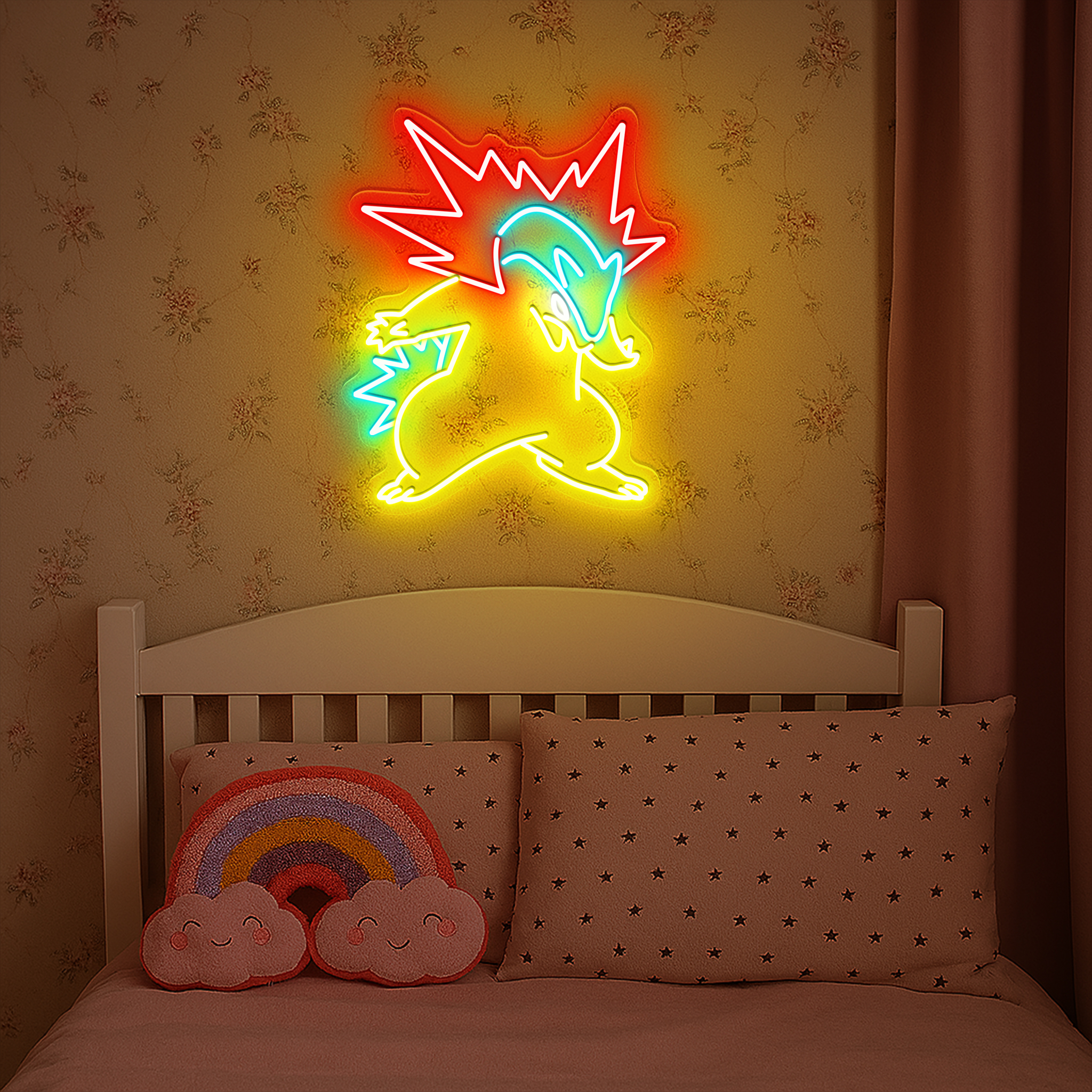 Pokemon Typhlosion Neon Signs