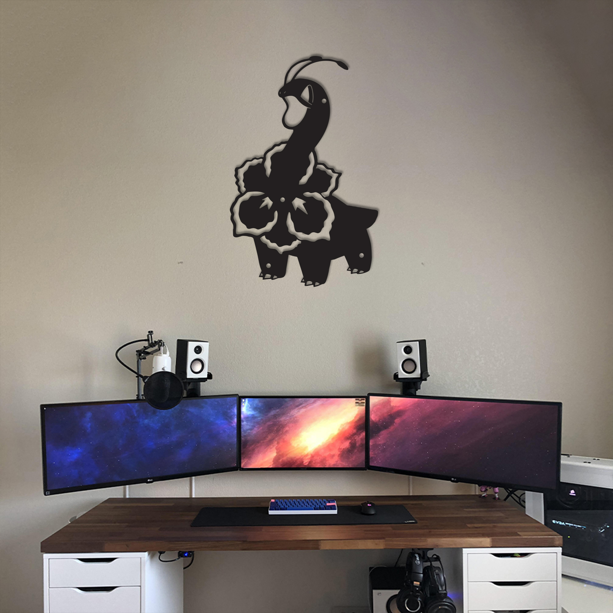 Meganium Pokemon Metal Signs