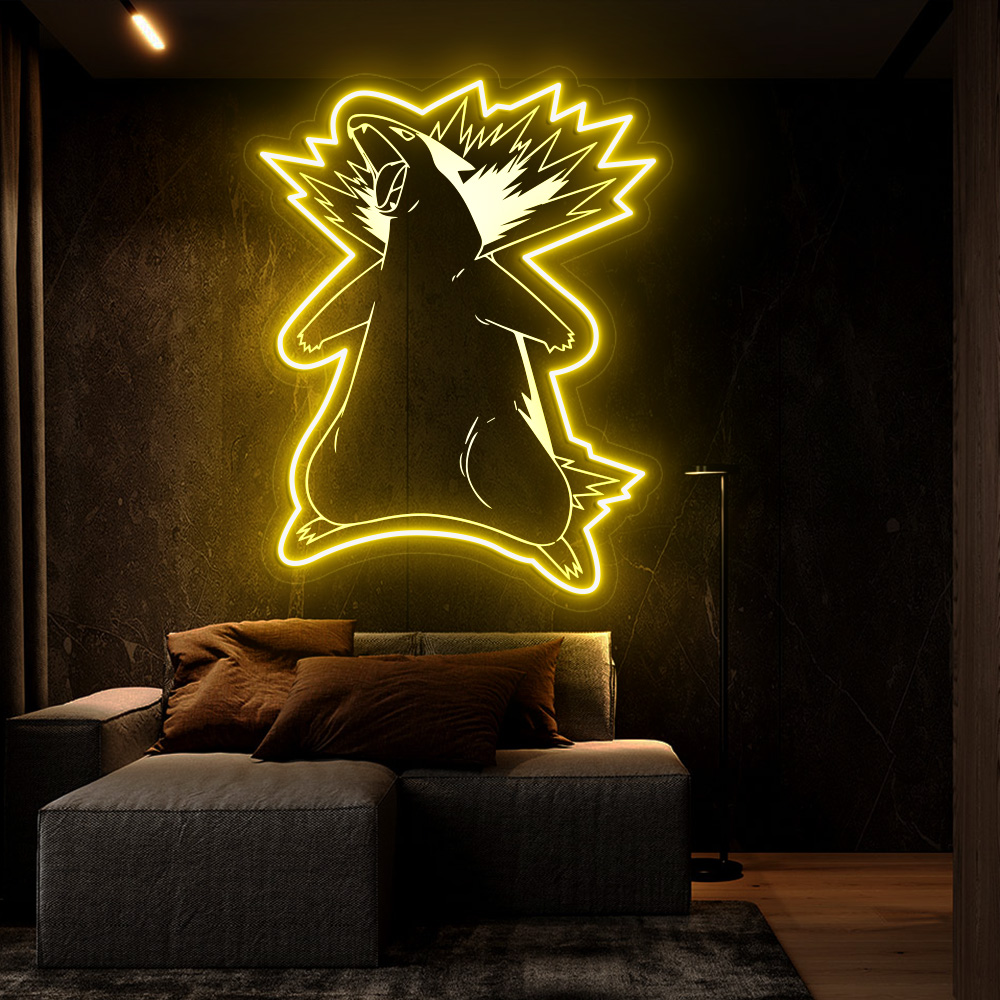 Pokemon Typhlosion Laser Sign