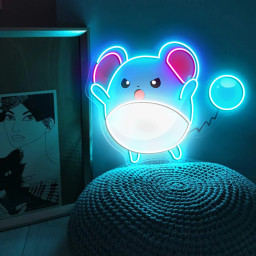 Marill Pokemon UV Sign