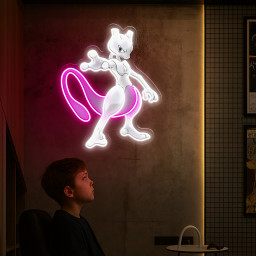 Pokemon Mewtwo UV Signs