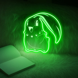 Chikorita Pokemon Laser Sign