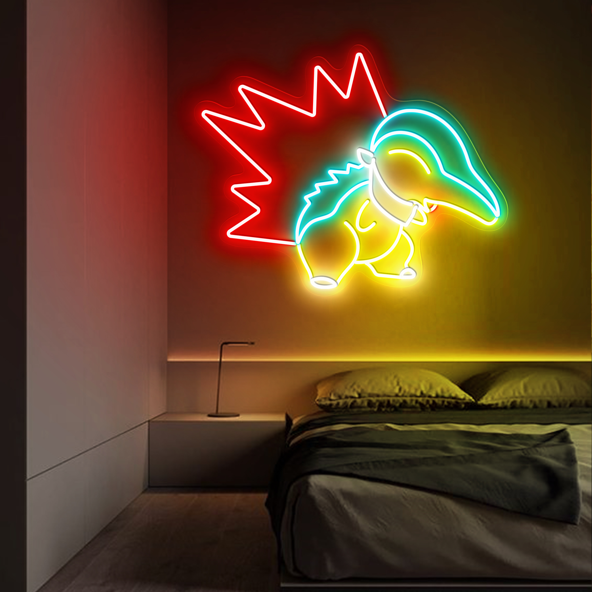 Pokemon Cyndaquil Neon Signs