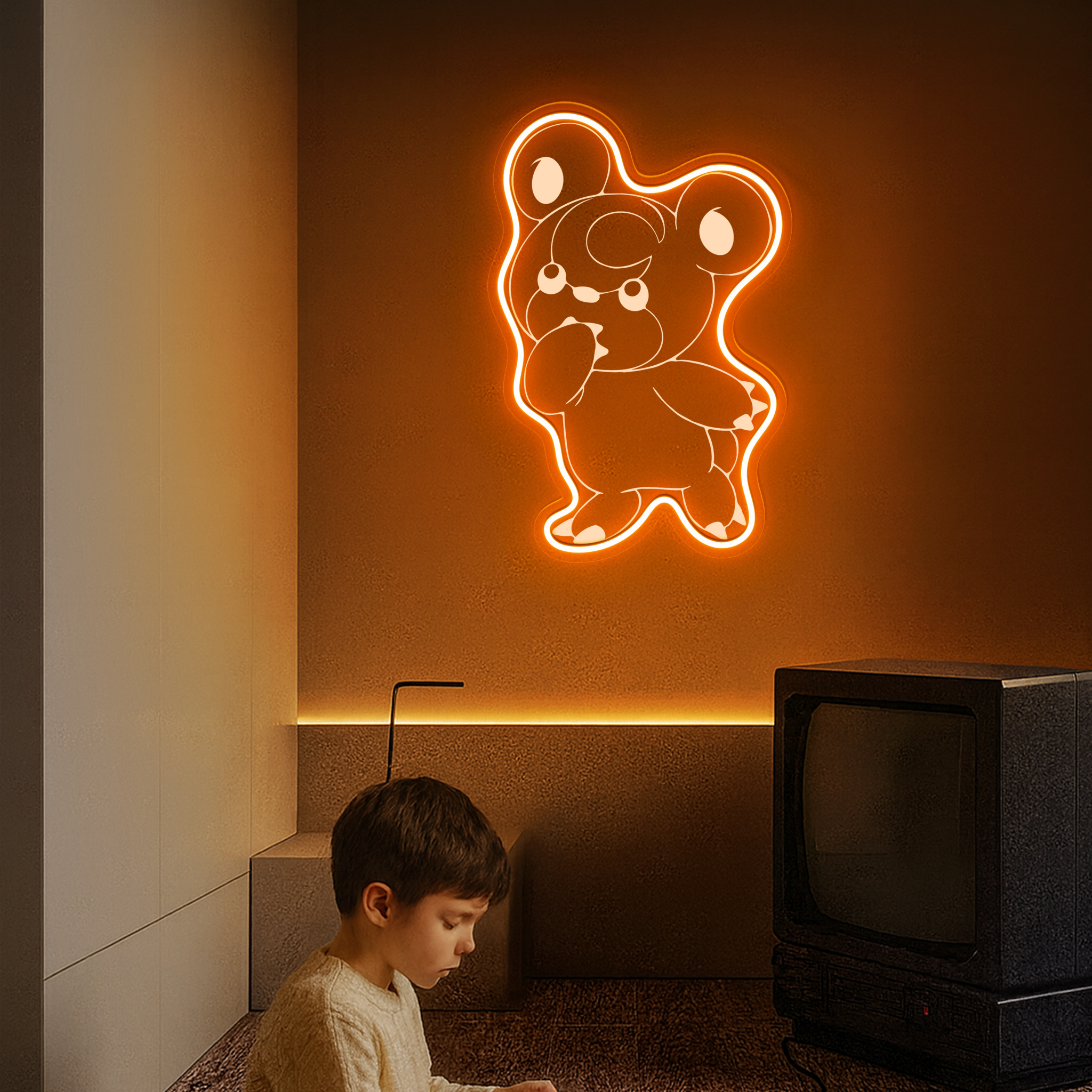 Pokemon Teddiursa Laser Signs