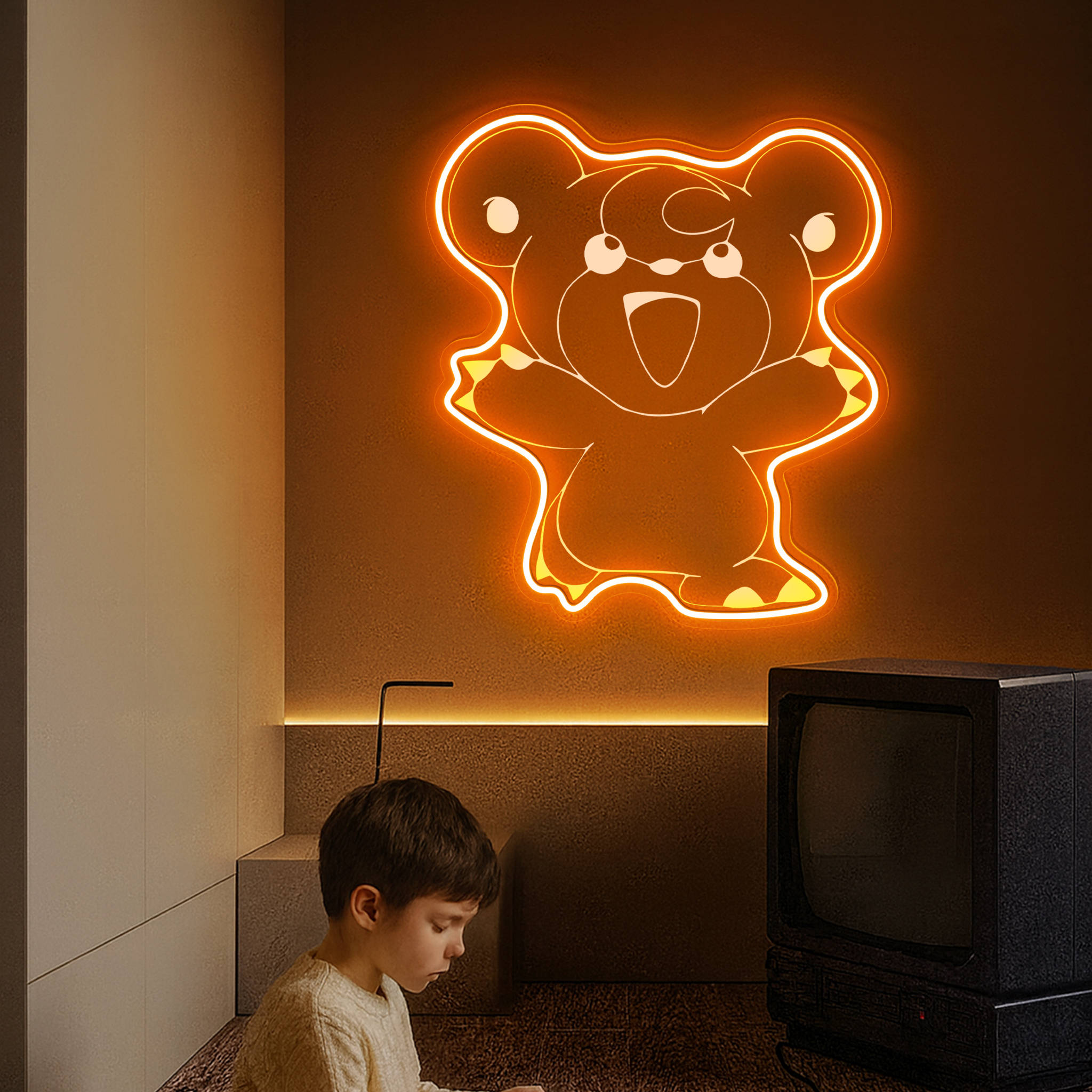 Pokemon Teddiursa Laser Sign