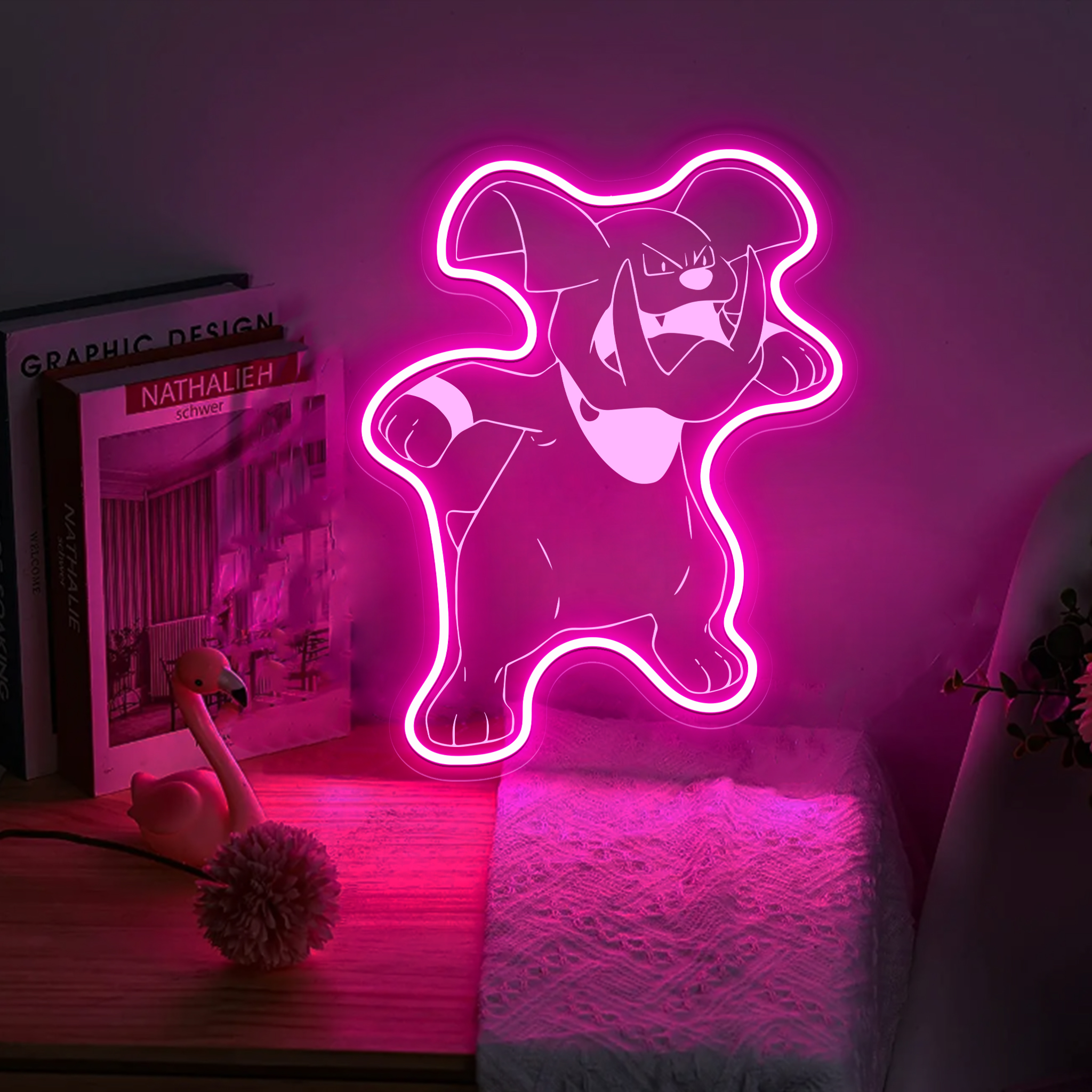 Granbull Pokemon Laser Sign