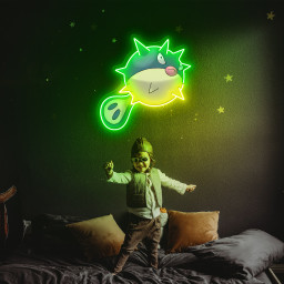 Qwilfish Pokemon UV Sign