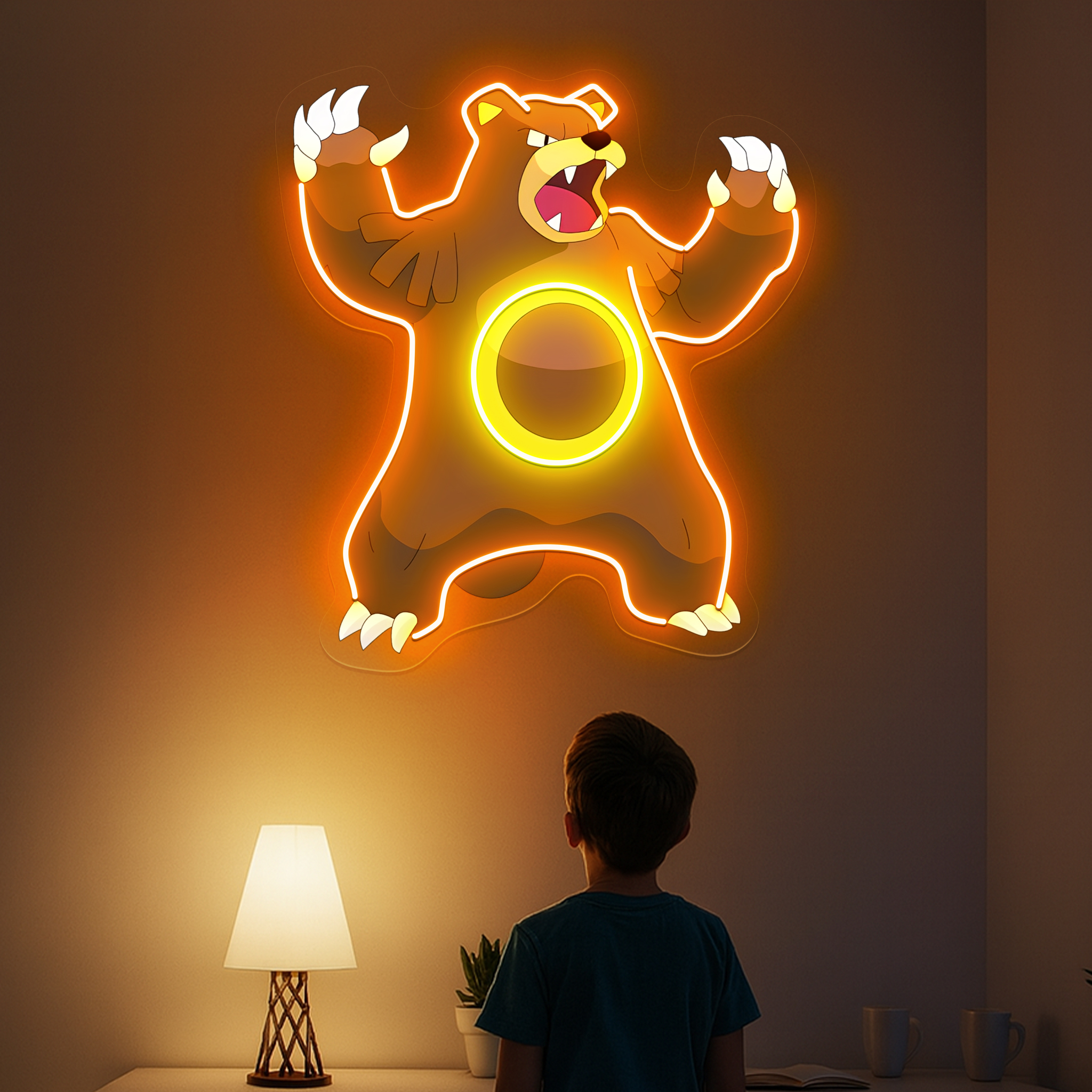 Pokemon Ursaring UV Sign