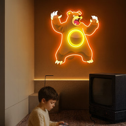 Pokemon Ursaring UV Sign