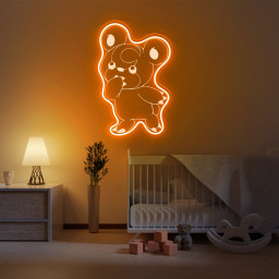 Pokemon Teddiursa Laser Signs