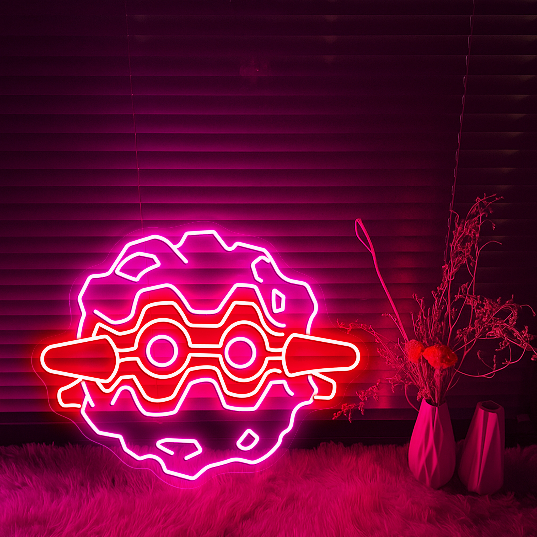 Forretress Pokemon Neon Sign