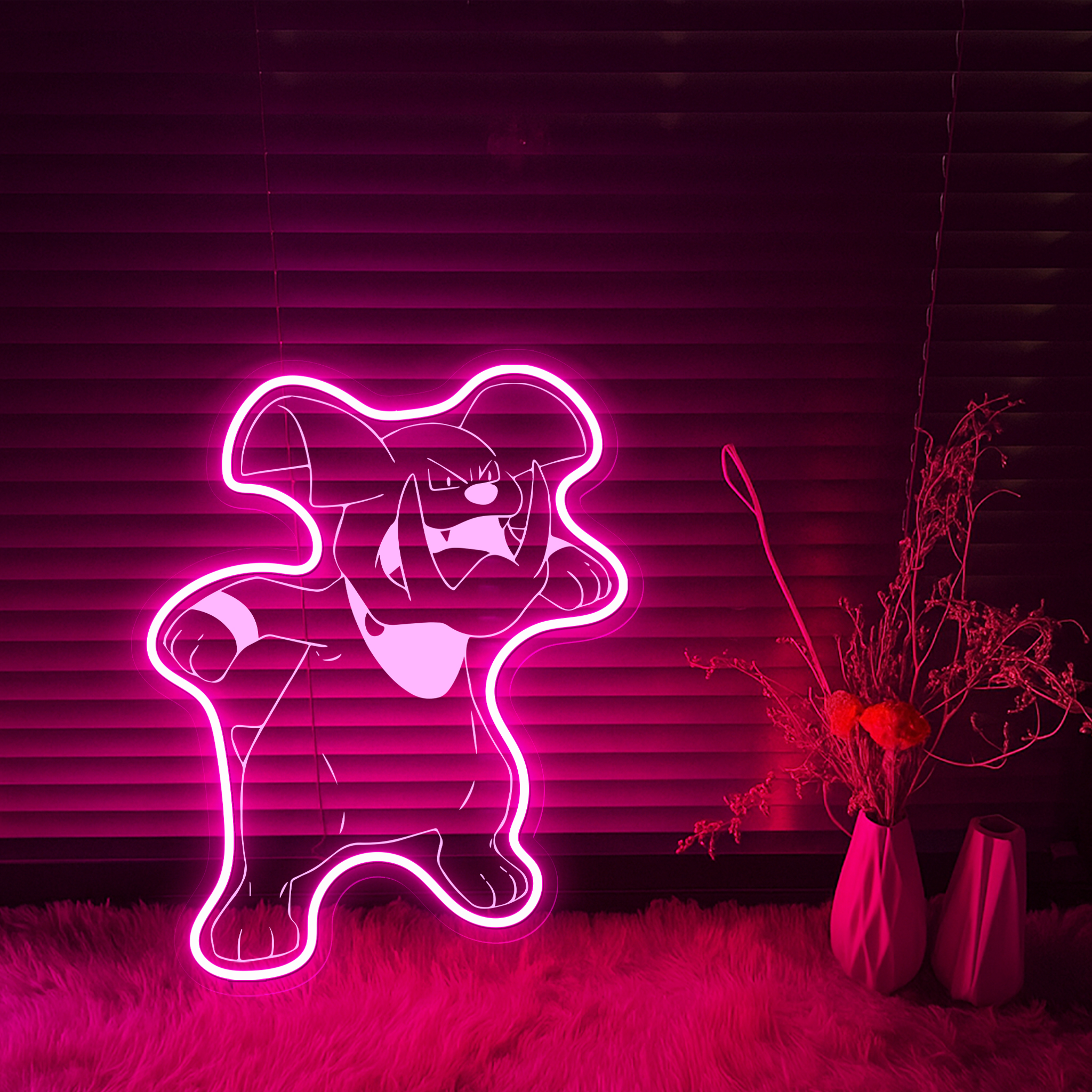 Granbull Pokemon Laser Sign