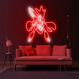 Scizor Pokemon Neon Signs