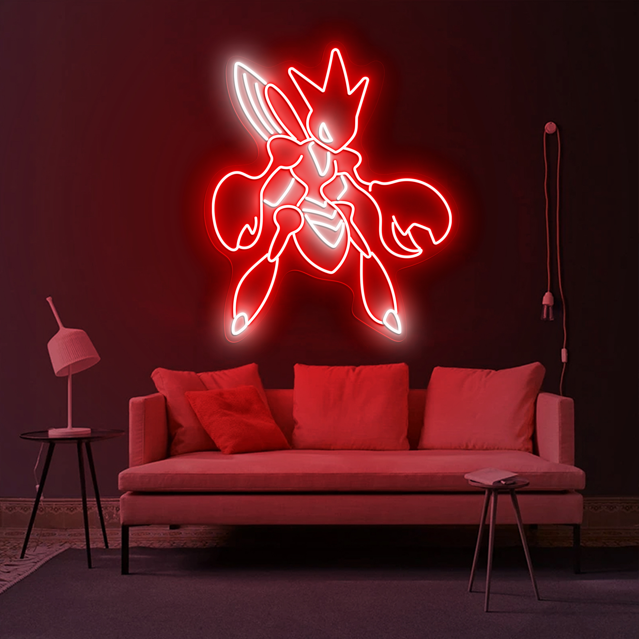 Scizor Pokemon Neon Signs