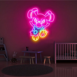 Snubbull Pokemon Neon Signs