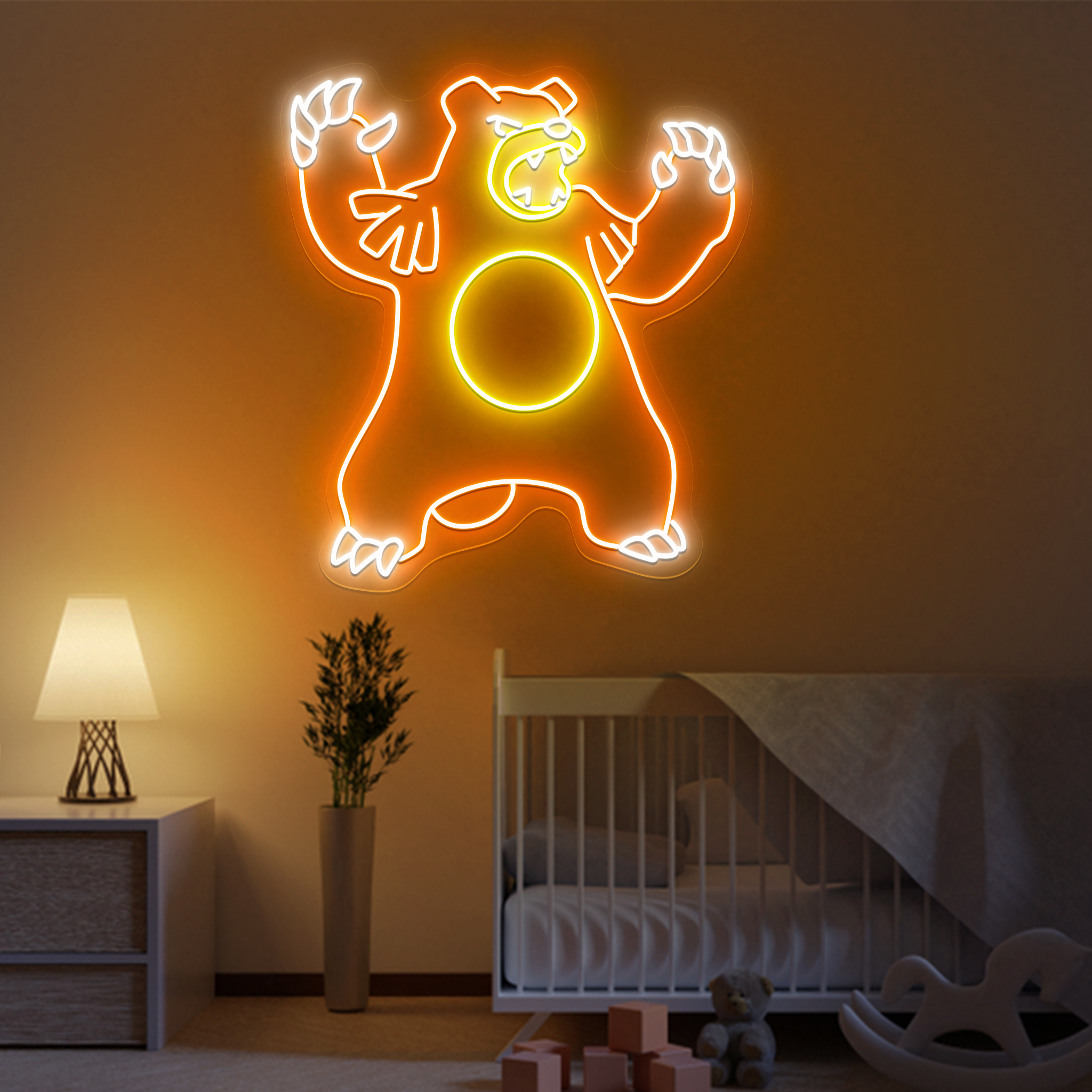 Pokemon Ursaring Neon Sign
