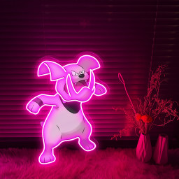 Granbull Pokemon UV Sign