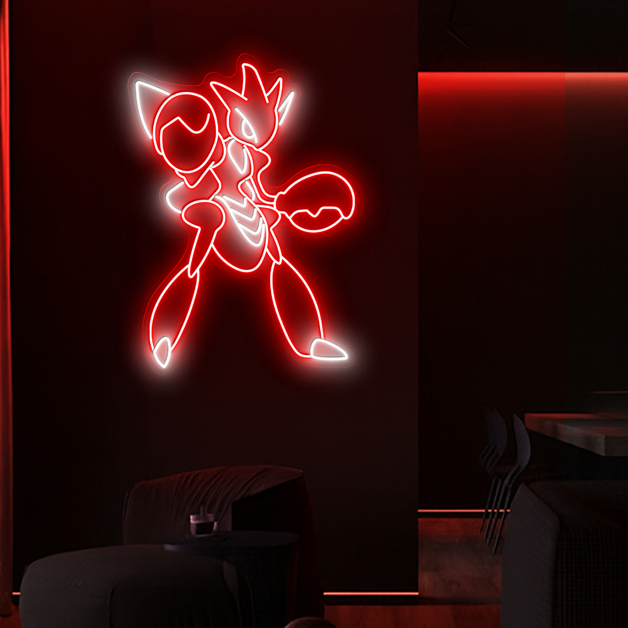 Pokemon Scizor Neon Signs