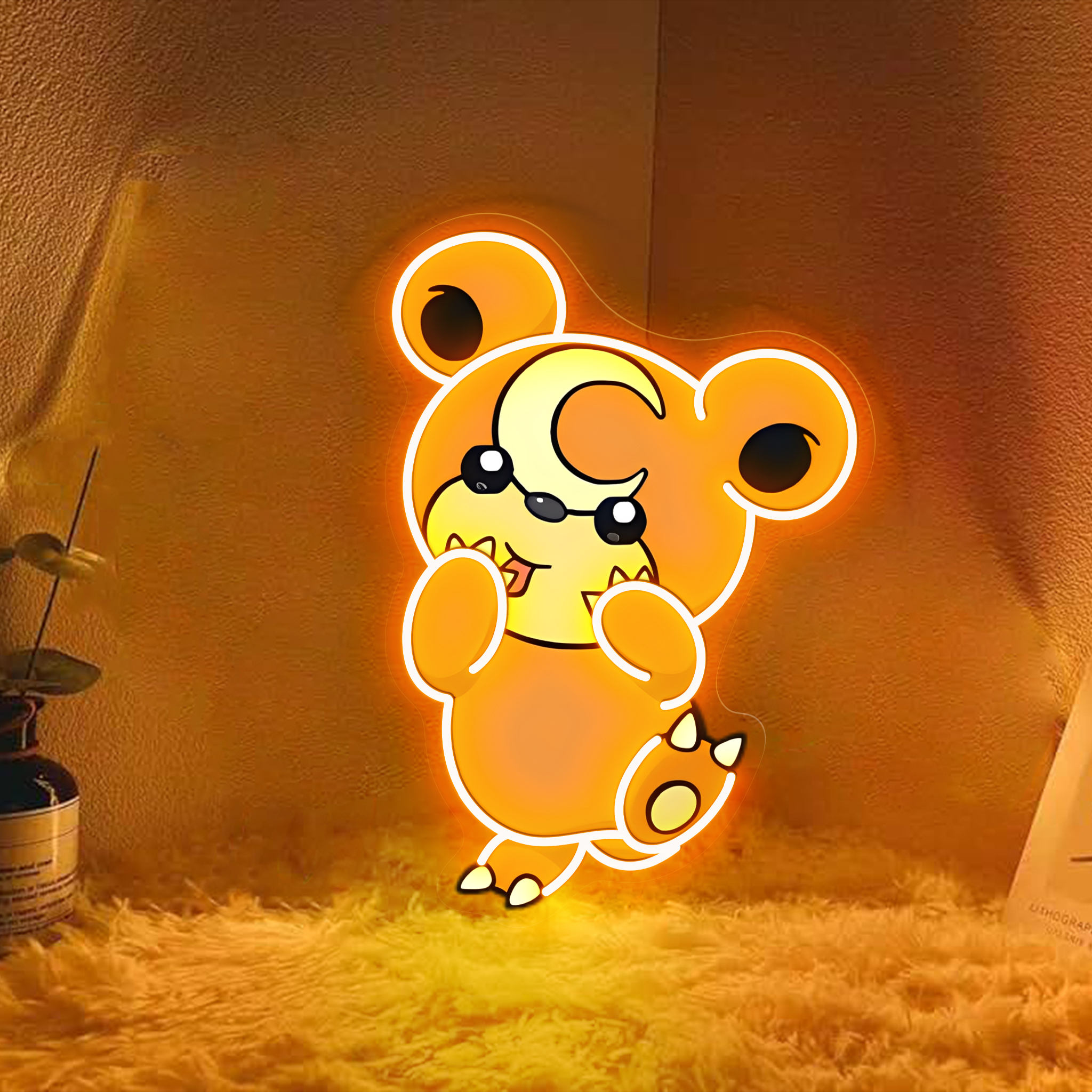 Teddiursa Pokemon UV Signs