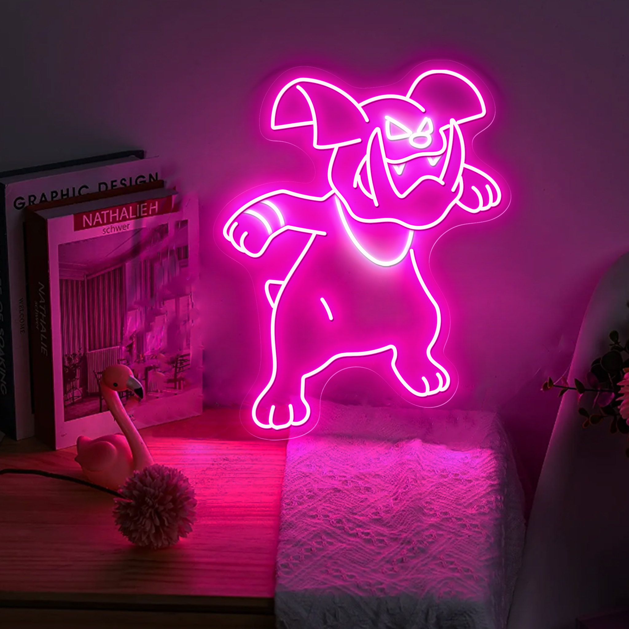Granbull Pokemon Neon Signs