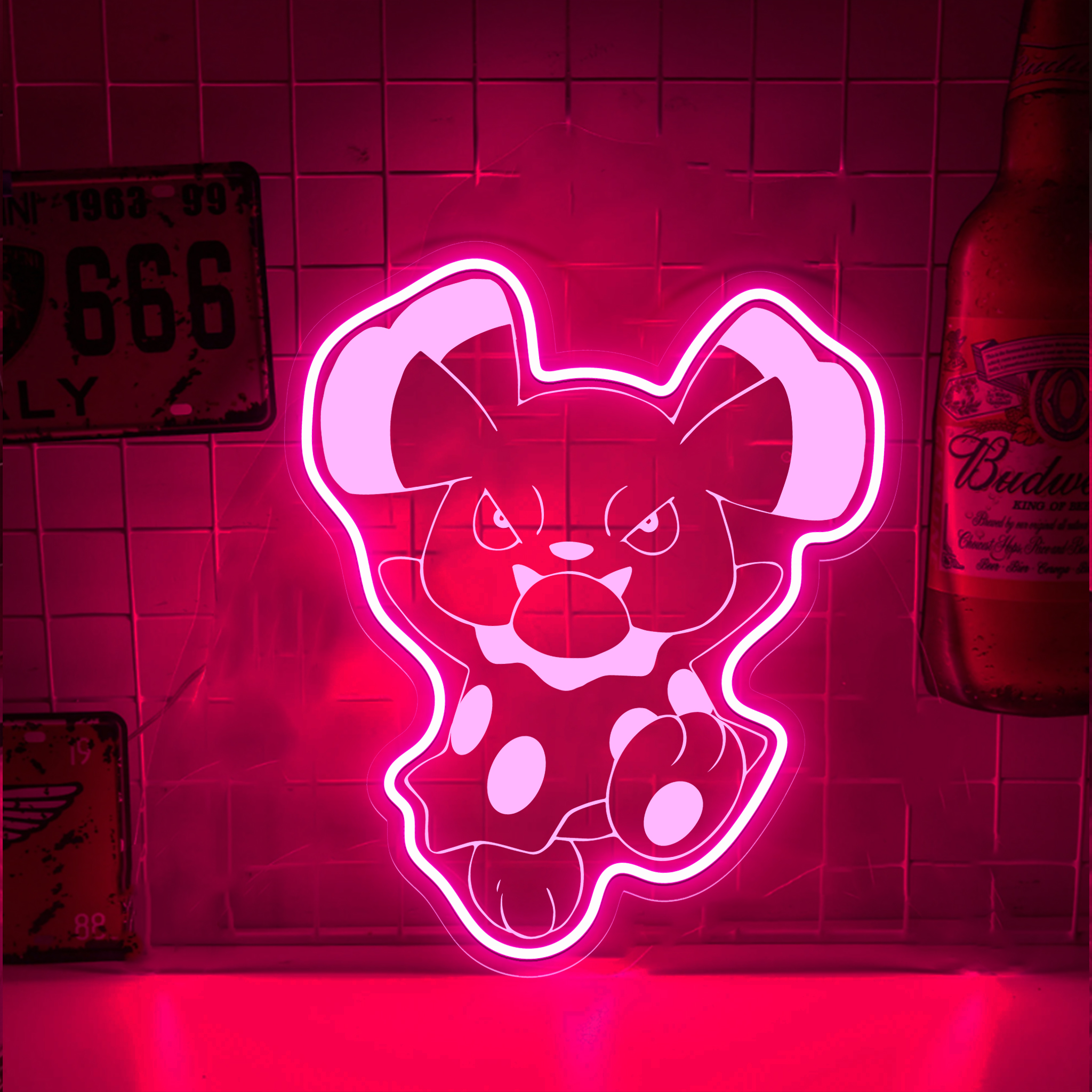 Snubbull Pokemon Laser Sign