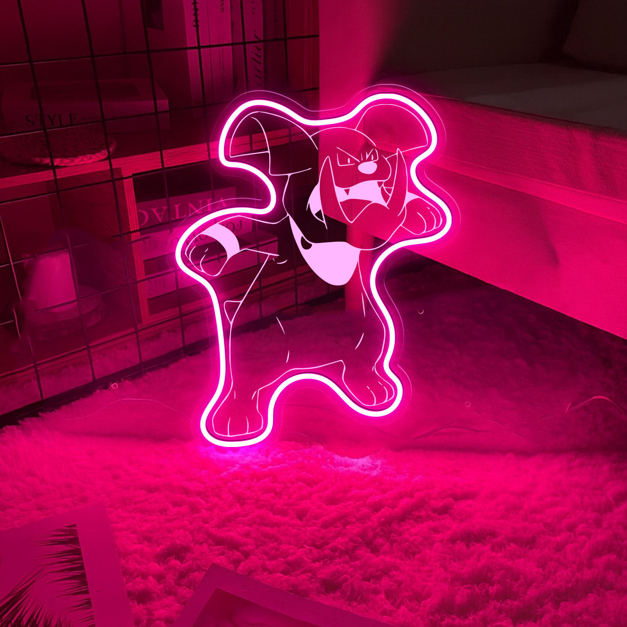 Granbull Pokemon Laser Sign