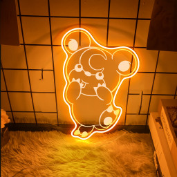 Teddiursa Pokemon Laser Signs