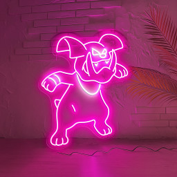 Granbull Pokemon Neon Signs