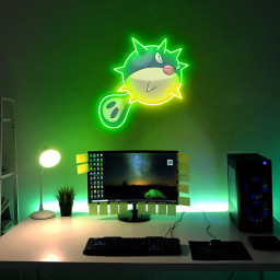 Qwilfish Pokemon UV Sign