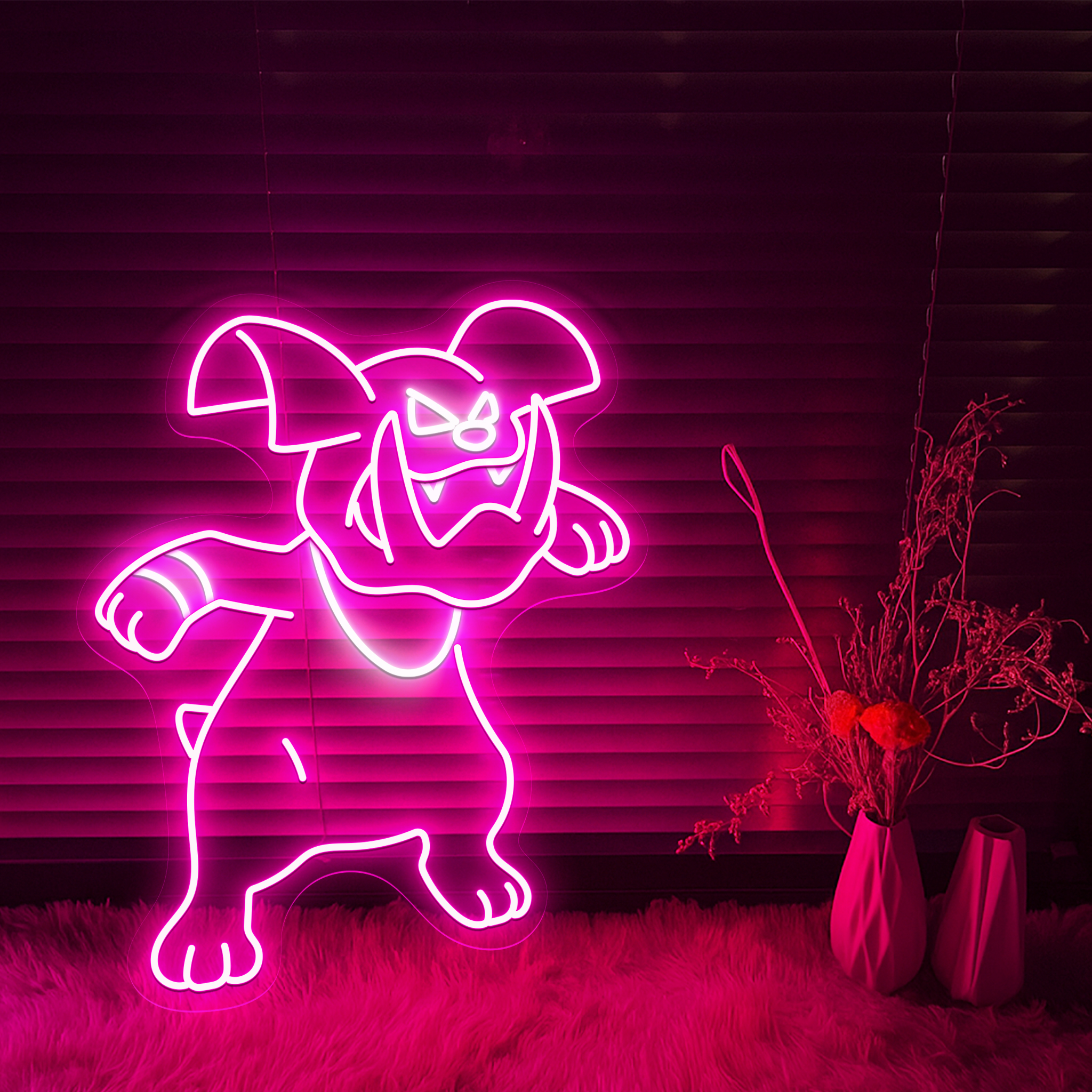 Granbull Pokemon Neon Signs