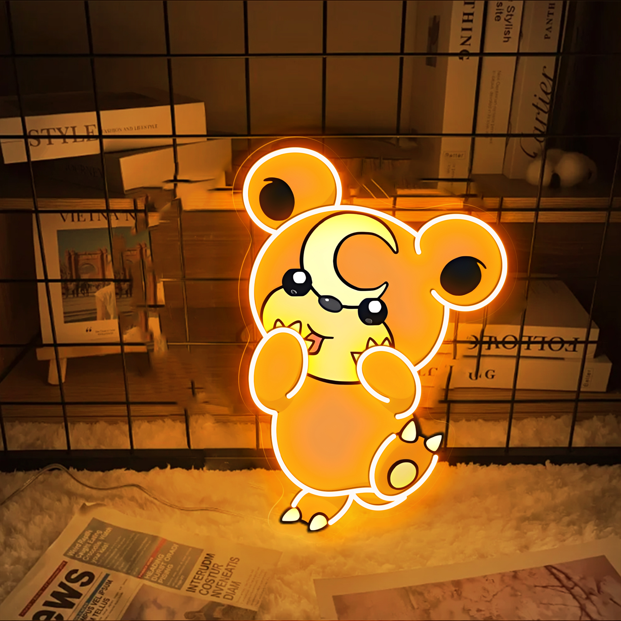 Teddiursa Pokemon UV Signs