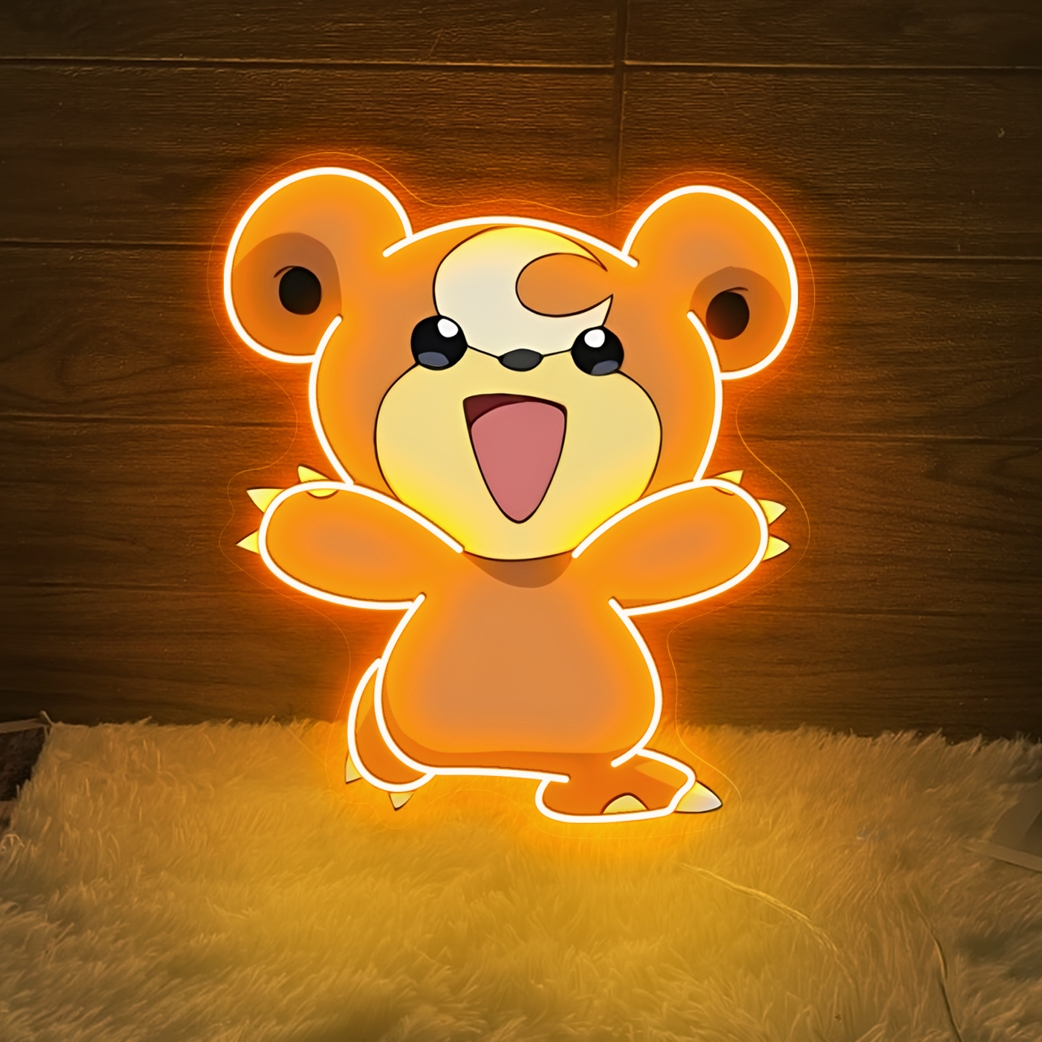 Pokemon Teddiursa UV Sign