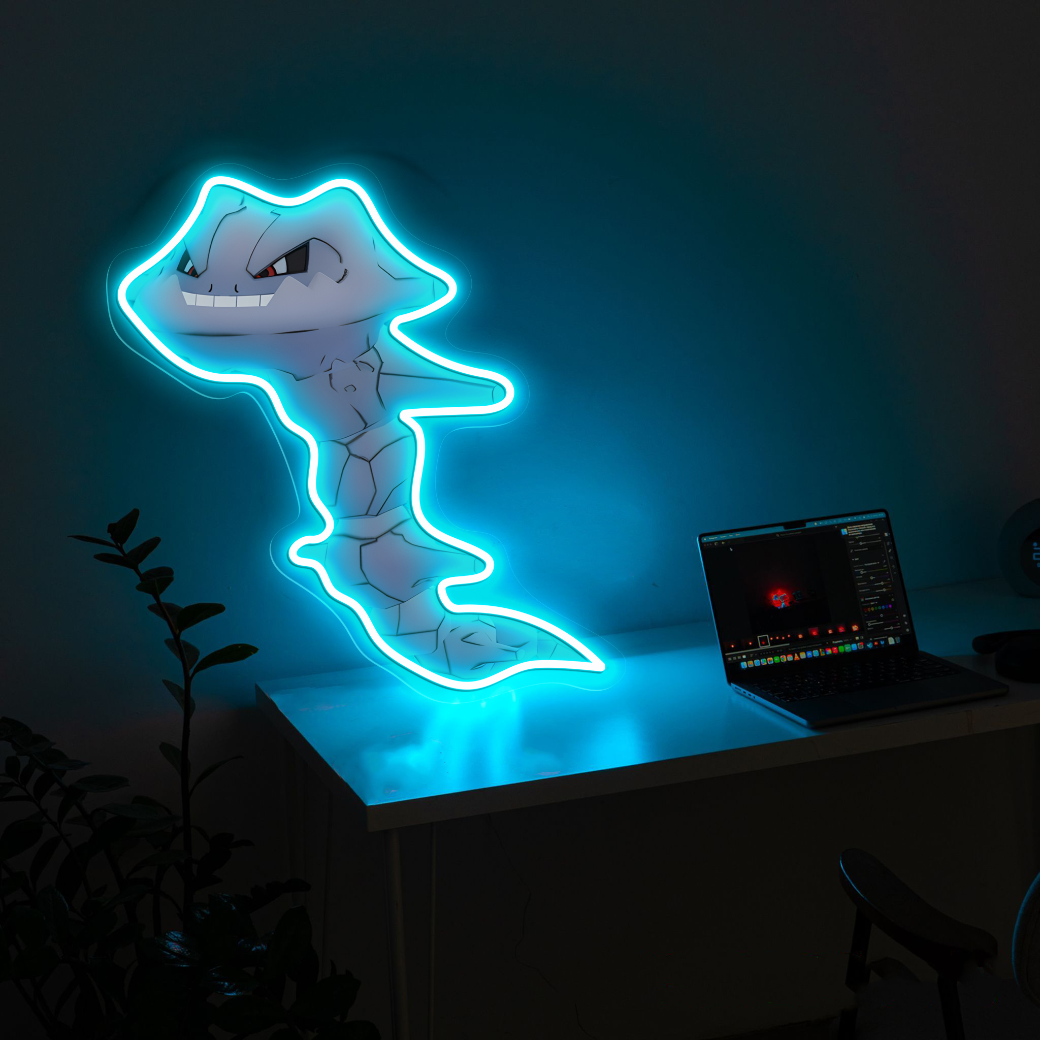 Pokemon Steelix UV Sign