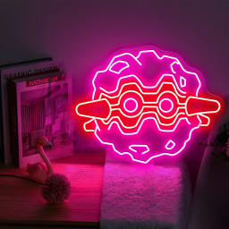 Forretress Pokemon Neon Sign