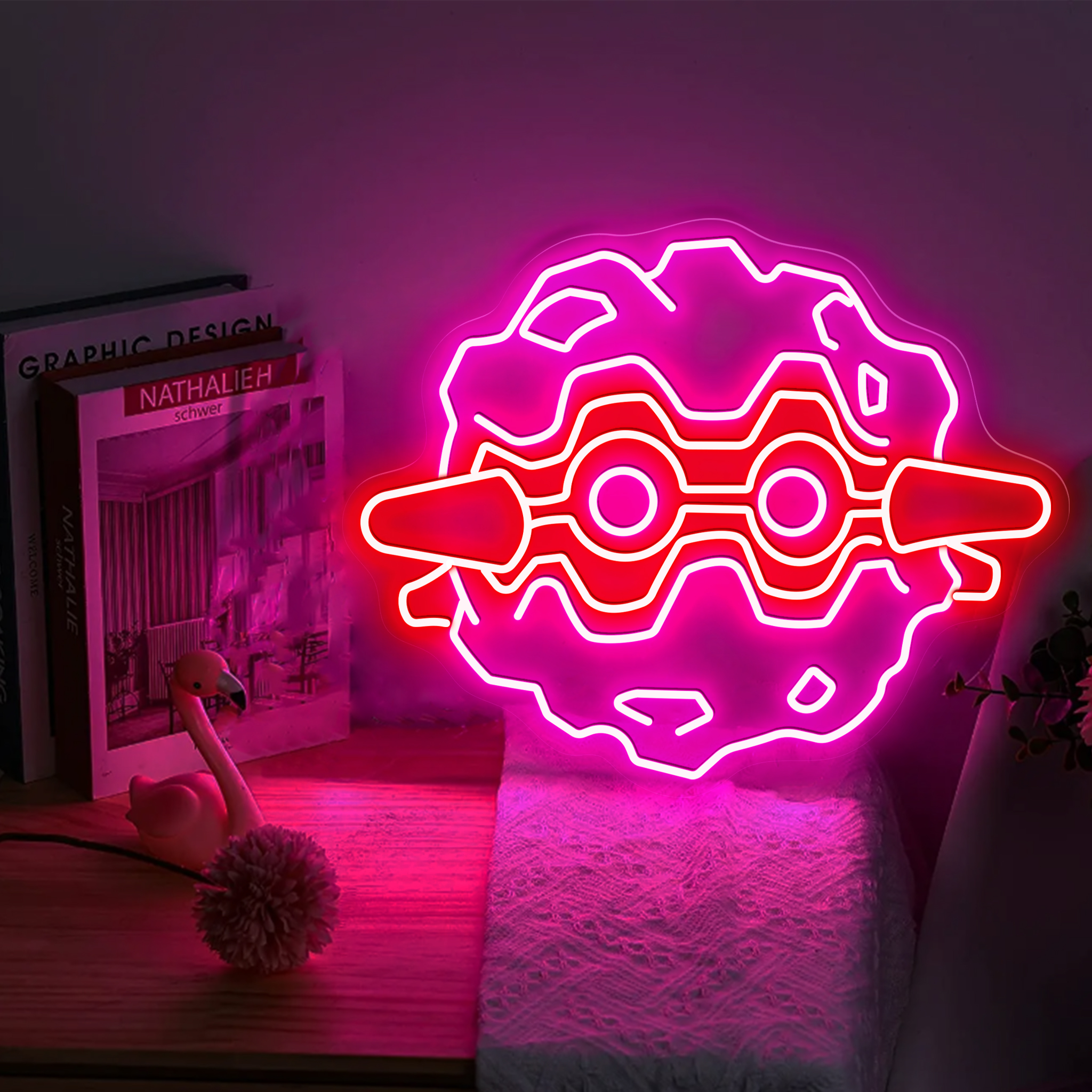 Forretress Pokemon Neon Sign