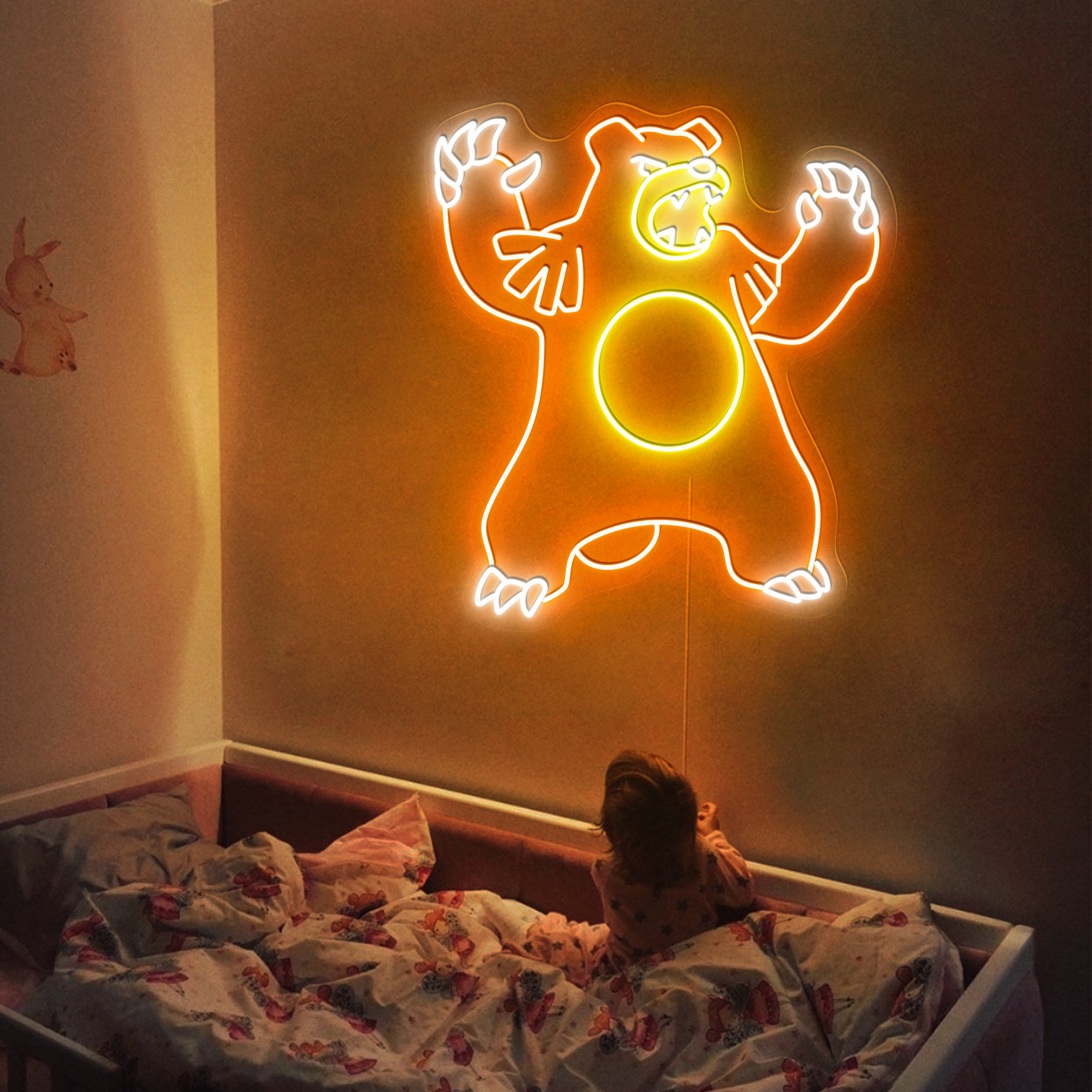 Pokemon Ursaring Neon Sign