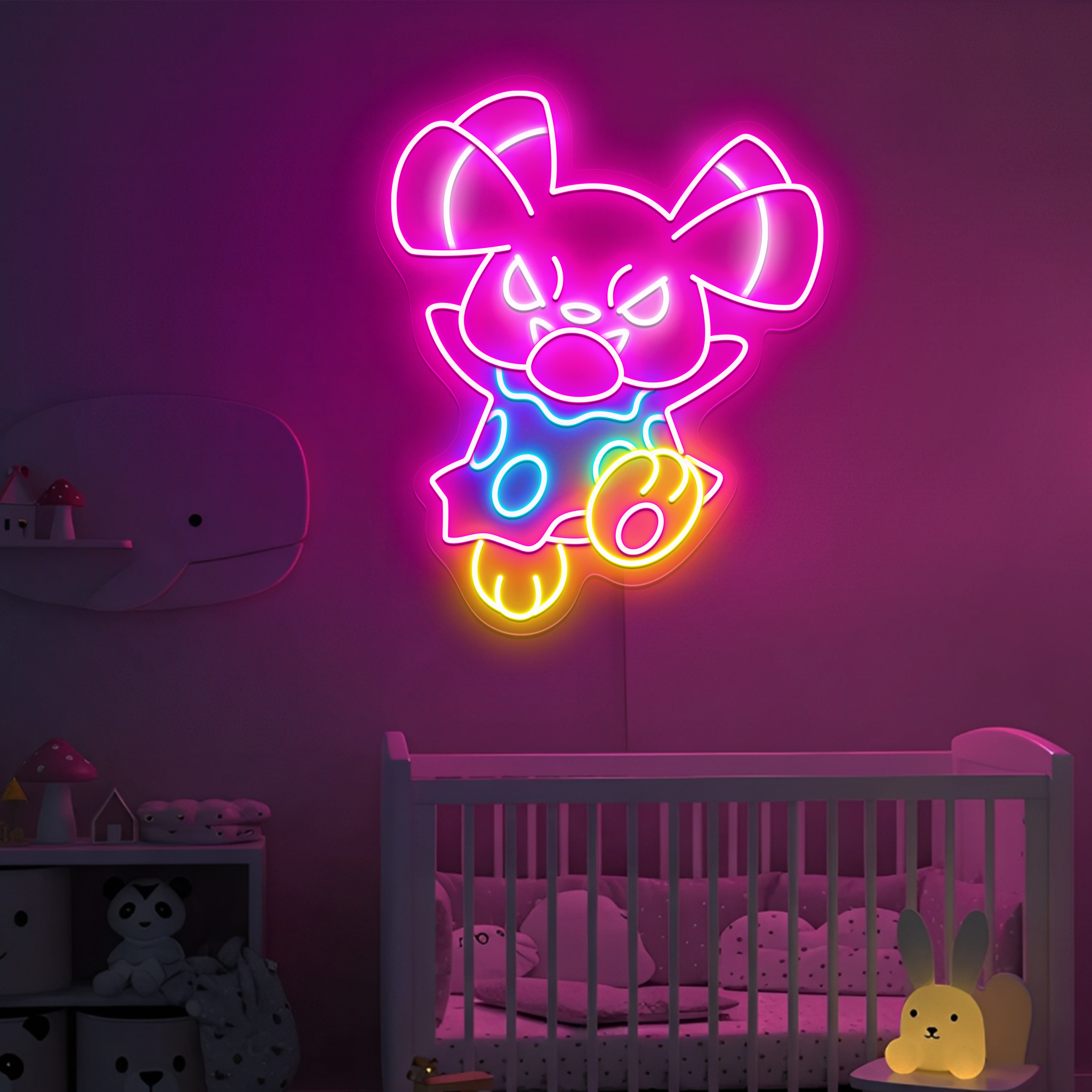 Snubbull Pokemon Neon Signs