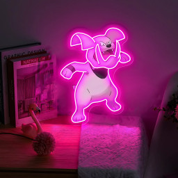 Granbull Pokemon UV Sign