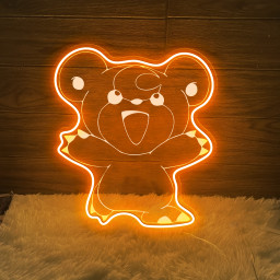 Pokemon Teddiursa Laser Sign