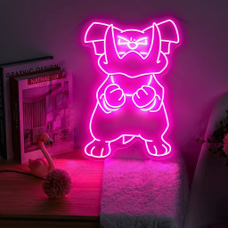 Granbull Pokemon Neon Sign