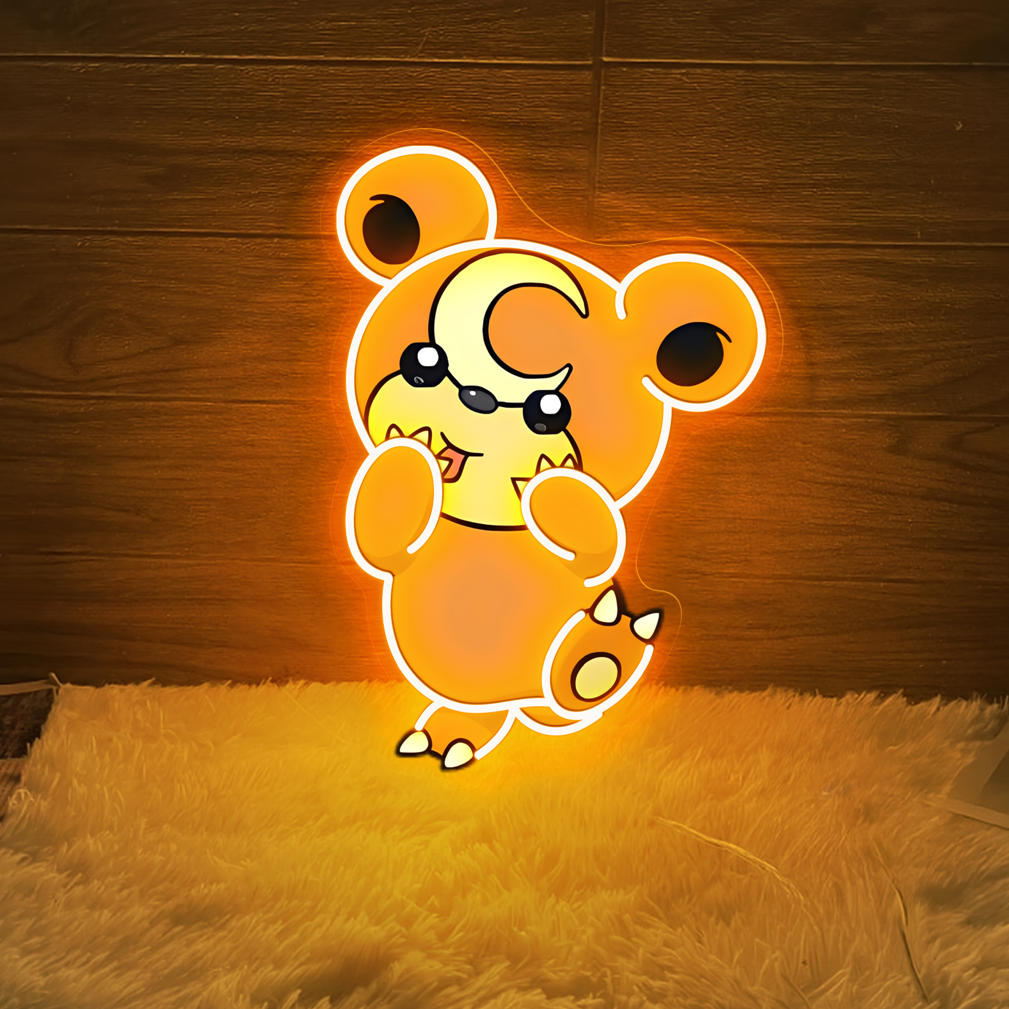 Teddiursa Pokemon UV Signs
