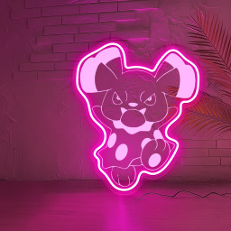 Snubbull Pokemon Laser Sign